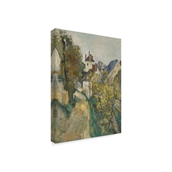 Paul Cezanne 'The House Of Dr Gachet In Auverssuroise' Canvas Art,24x32